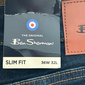 Ben Sherman Slim Fit Blue Jeans